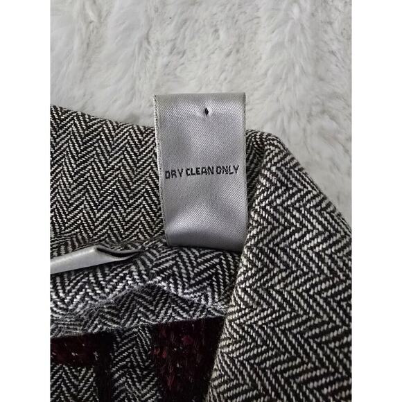 Chico's Embroidered Floral Patchwork Sequins Herringbone Vest Med Artsy Cottage - Picture 7 of 10